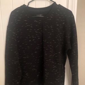 Zara Man Black n White Speckled Sweater